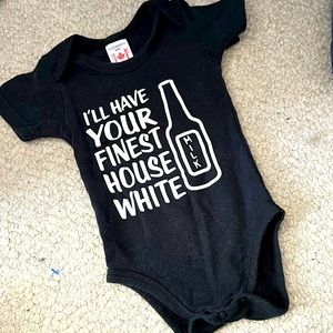 Witty Fashions 3-6 month onesie